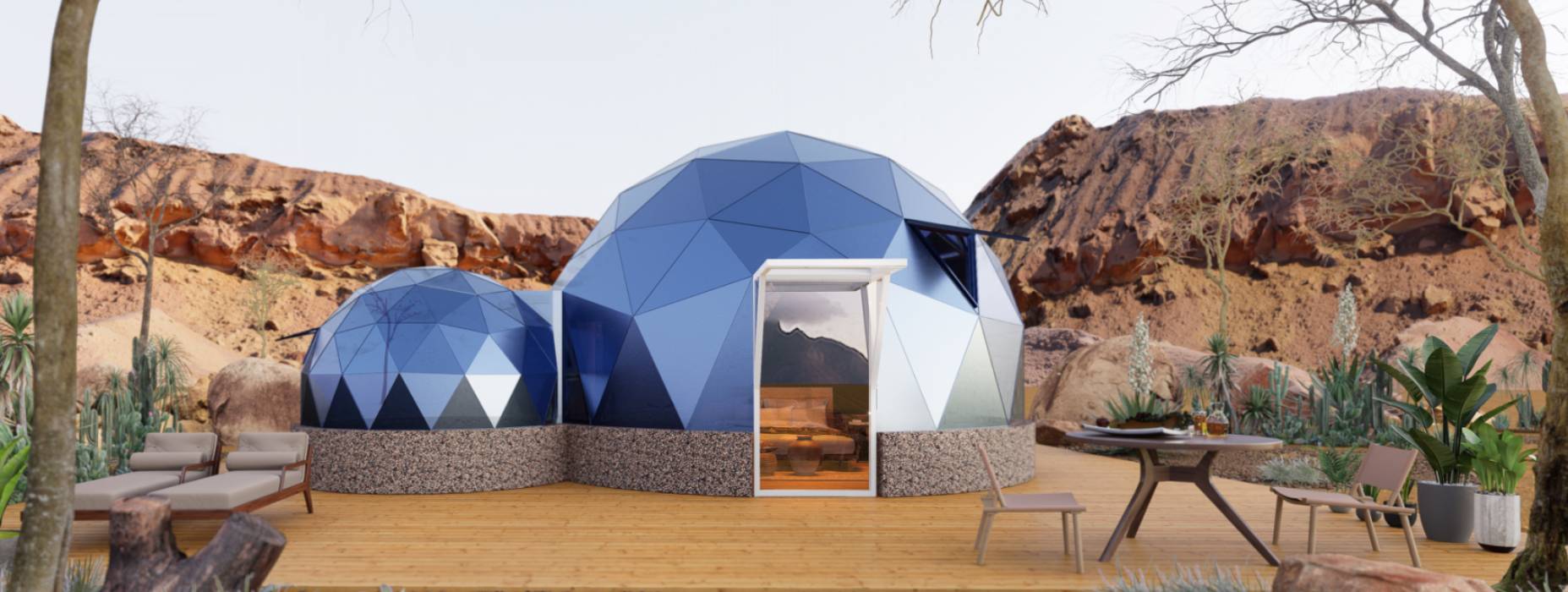 柏乡县球形智能光伏玻璃星空房